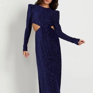 PATBO
Textured Velvet Cut-Out Gown